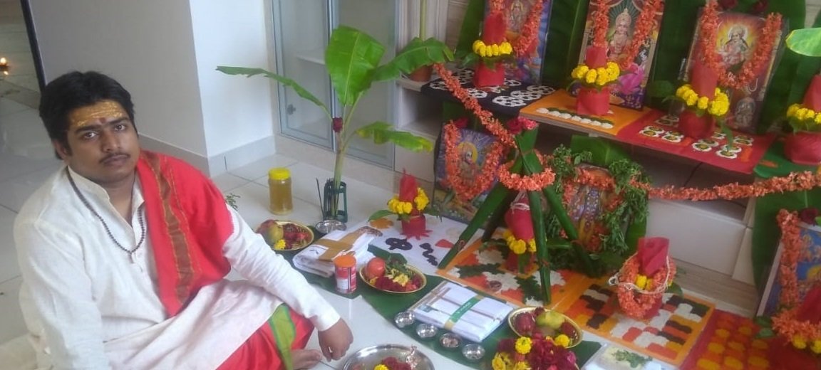 Book Best Pandit in Bangalore for all types of pujas with Puja materials. Vedic Pujas | One-Stop Solution | Hassle-Free. Call +918872675118.